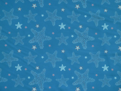 modrá plavkovina Deep mořský motiv