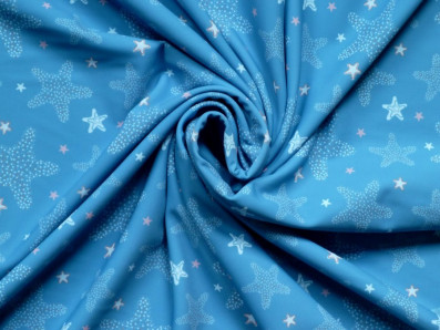 modrá plavkovina Deep mořský motiv