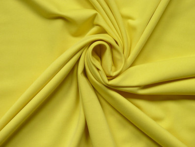 bavlněný žerzej úplet 225 žlutý