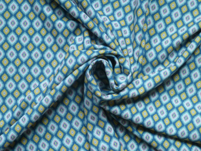 plavkovina Navy geometrický vzor