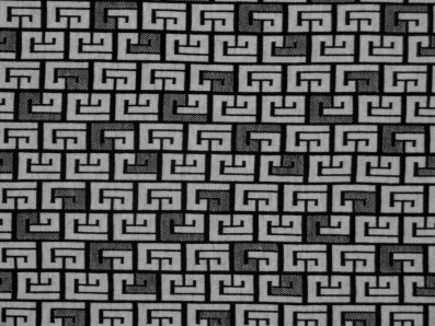 úplet 3505 s šedým labyrintovým vzorem