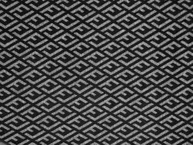 zimní úplet 3508 s černo-grafitovým geometrickým vzorem