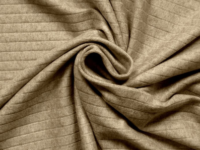 jemná žebrovaná pletenina 3516 v barvě camel