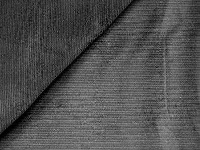 černý elastický manšestr 3450